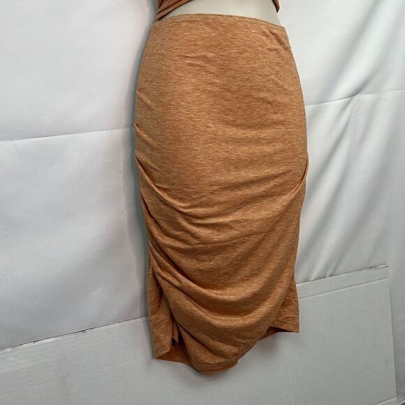 In’Voland peach twit top cut out knit dress in peach size 24W NWT - Picture 3 of 12